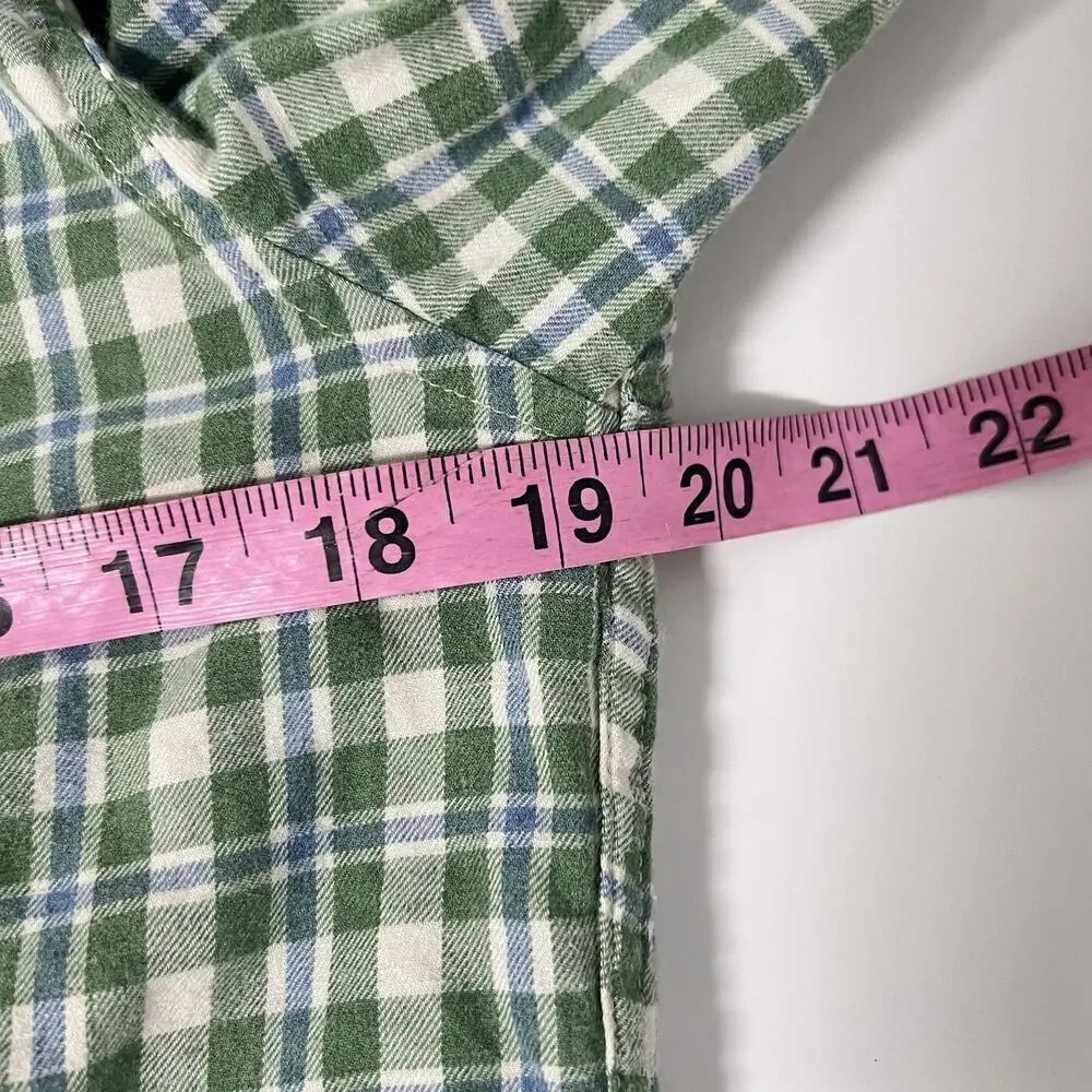 J.CREW Button Down Shirt Mens M Green Cotton Linen Twill Preppy Slim